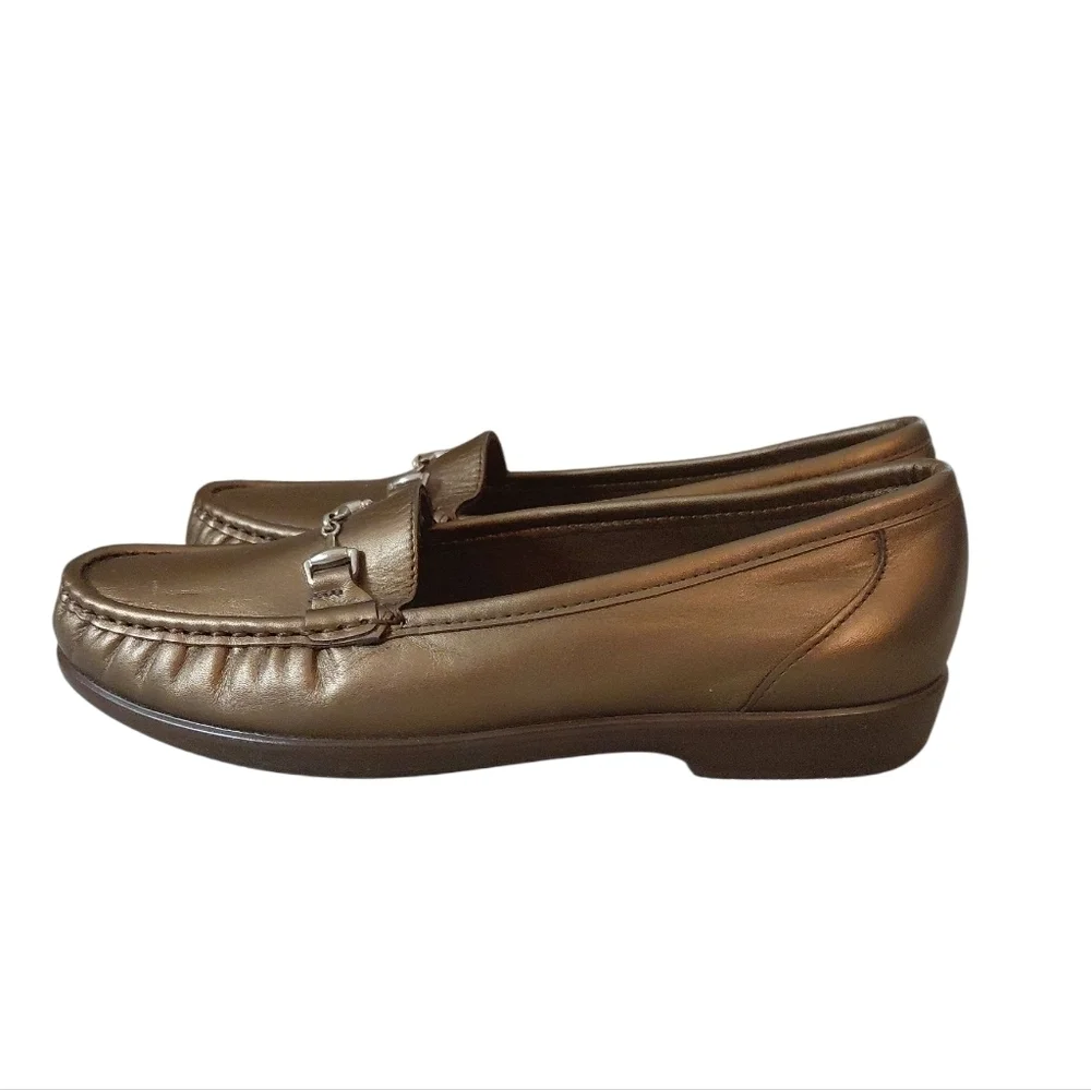SAS Black Flats Comfortable Loafers